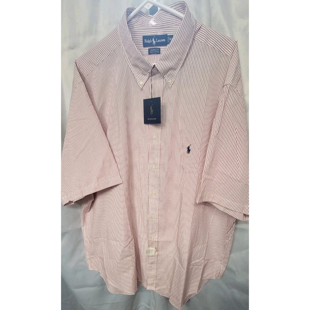 NWT Men's Ralph Lauren Button Down Long Sleeve Shirt 18 .5